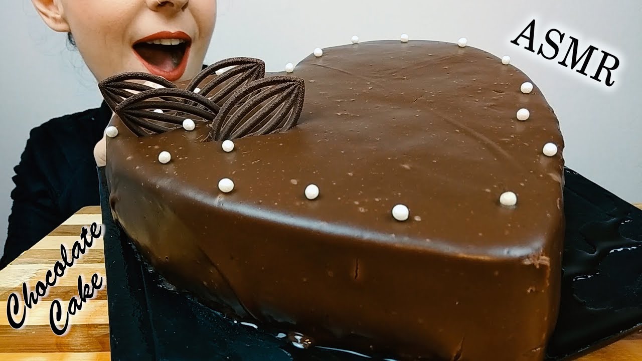 ASMR Dessert: Chocolate Cake ( Creamy & Syrupy ) | No Talking