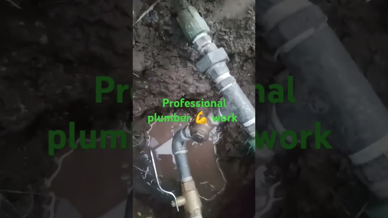 professional plumber 💪 work