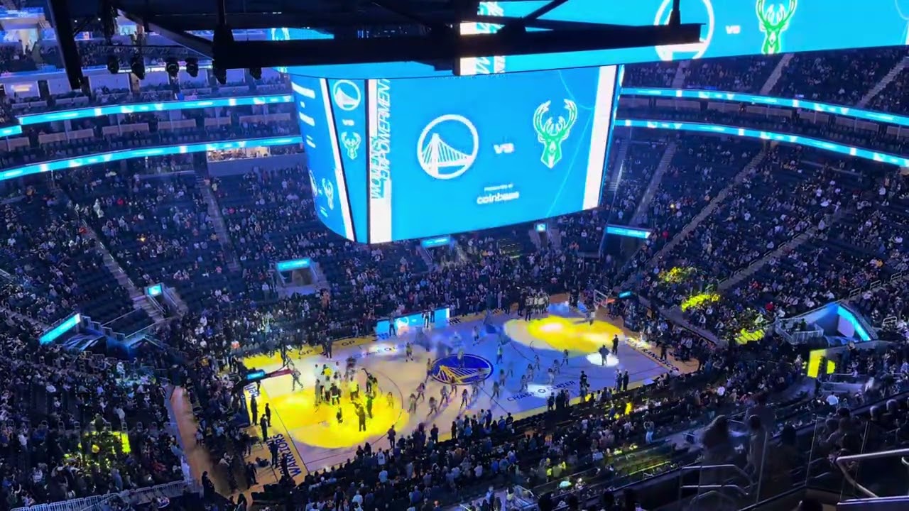 Golden State Warriors Starting Line Up Intro March 2025