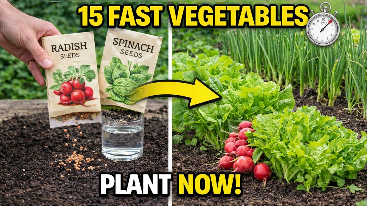 15 Fastest Growing Vegetables You Can Still Plant in March