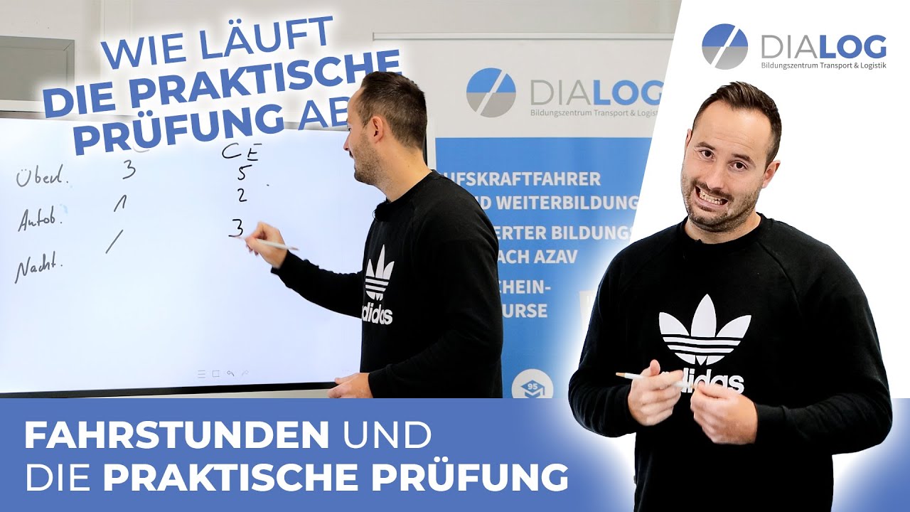 Was muss ich zur Praxisprüfung und zu den Fahrstunden wissen? (LKW) | DIALOG BZ