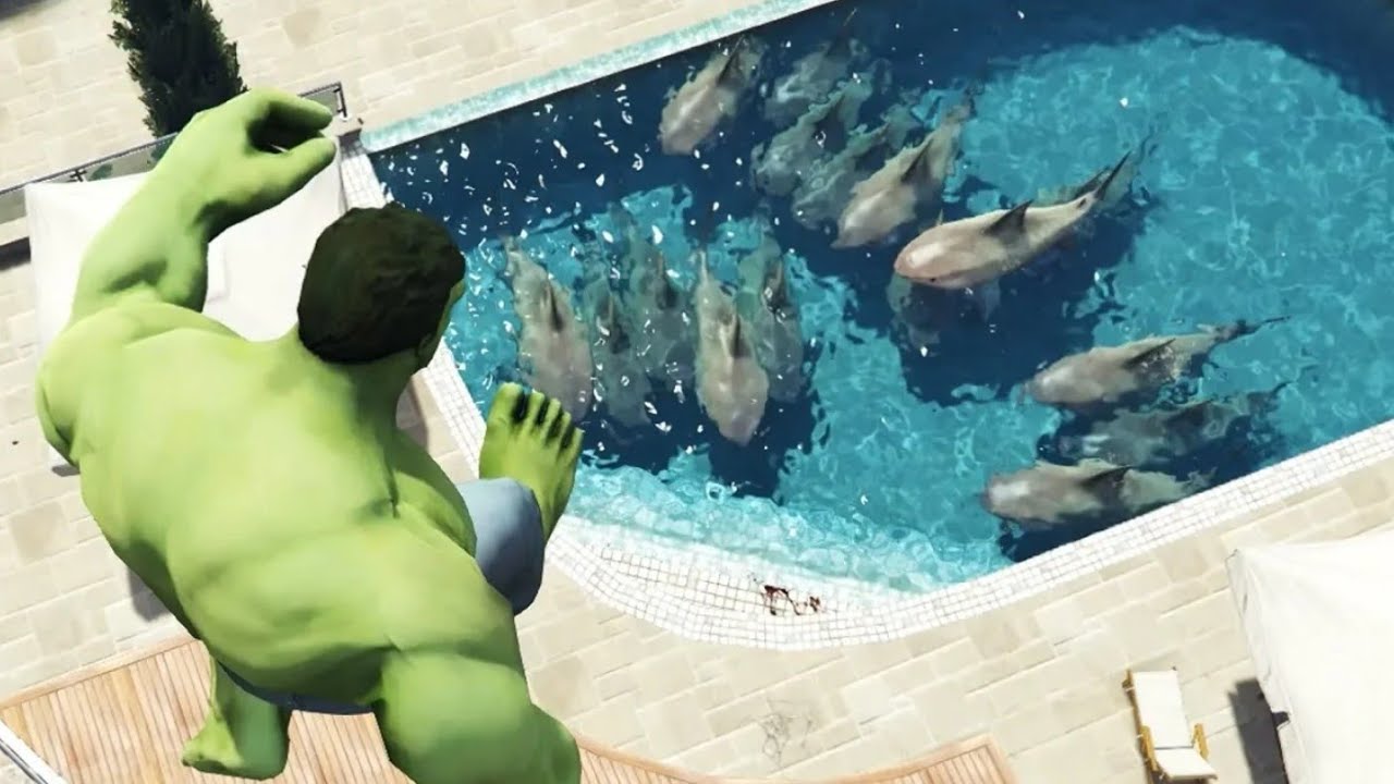 GTA 5 Hulk Ragdolls ep.1 (Euphoria physics _ Funny Moments)