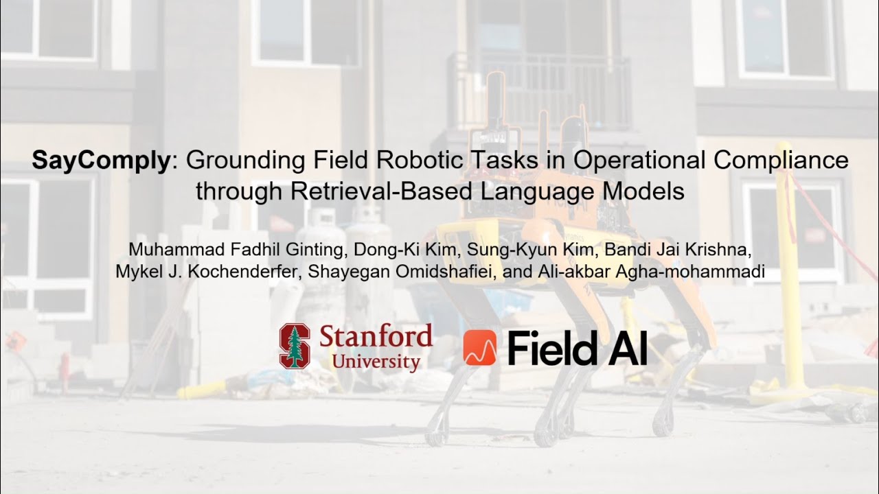 SayComply: Grounding Robotic Tasks in Operational Compliance through Retrieval-Based Language Models