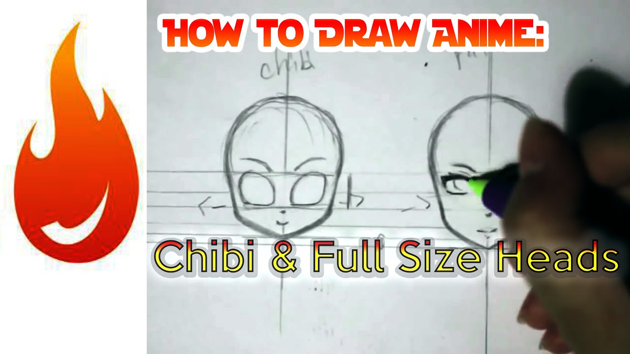 How to draw Chibi & Full Style Anime Heads ★