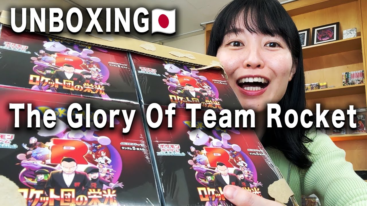 Открываем The Glory of Team Rocket – распаковываем японские карточки Pokémon!