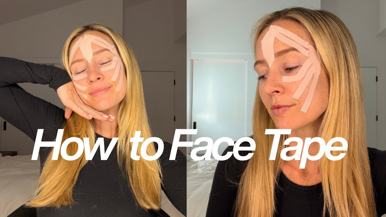 Face Taping Tutorial: How to Tape Your Face for Anti-Aging