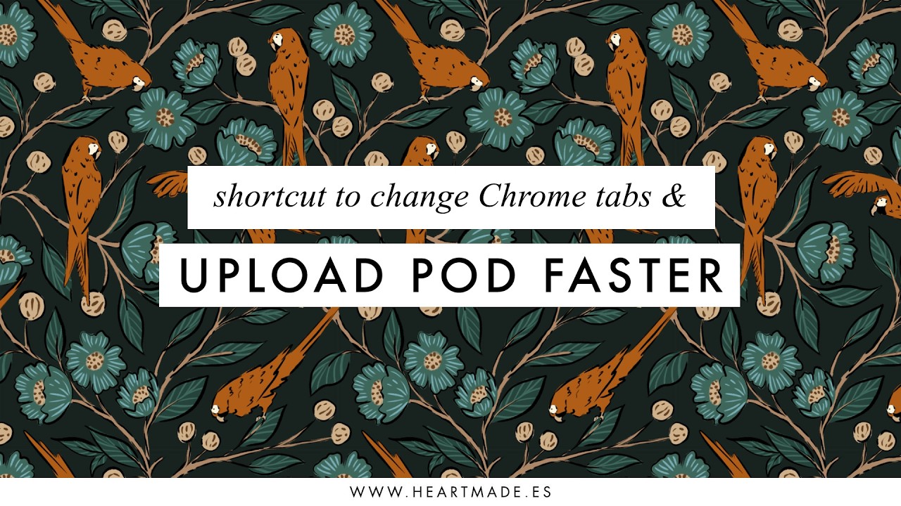 [Tuesday Tip] Upload to Spoonflower faster with these Chrome shortcodes