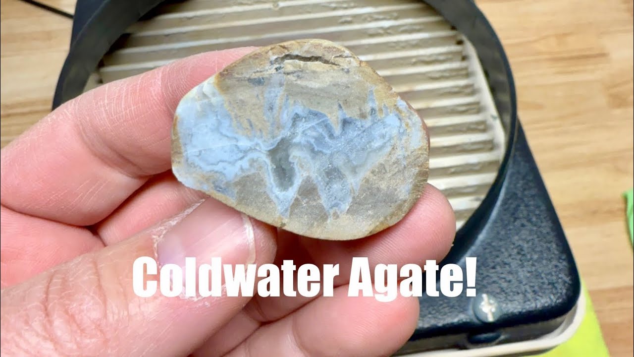 Agate | Slabs to Cabs | Making a Coldwater Agate Cabochon!
