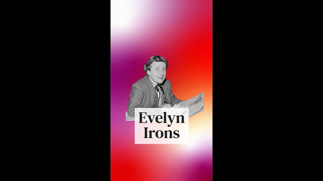 Evelyn Irons | Yesterqueers #queerhistory