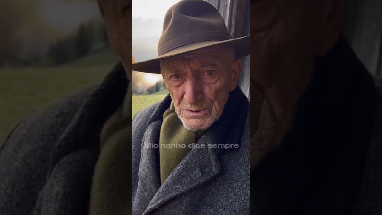 Nonno piemontese 87 anni: «La vita non ti chiede di vincere…» 💪😢 | Non mollare mai”