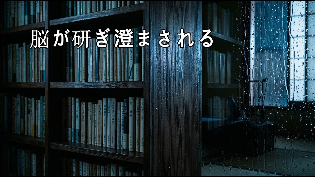 【没入】外部の雑音を完全に遮断。思考を深めるピンクノイズ・レイン