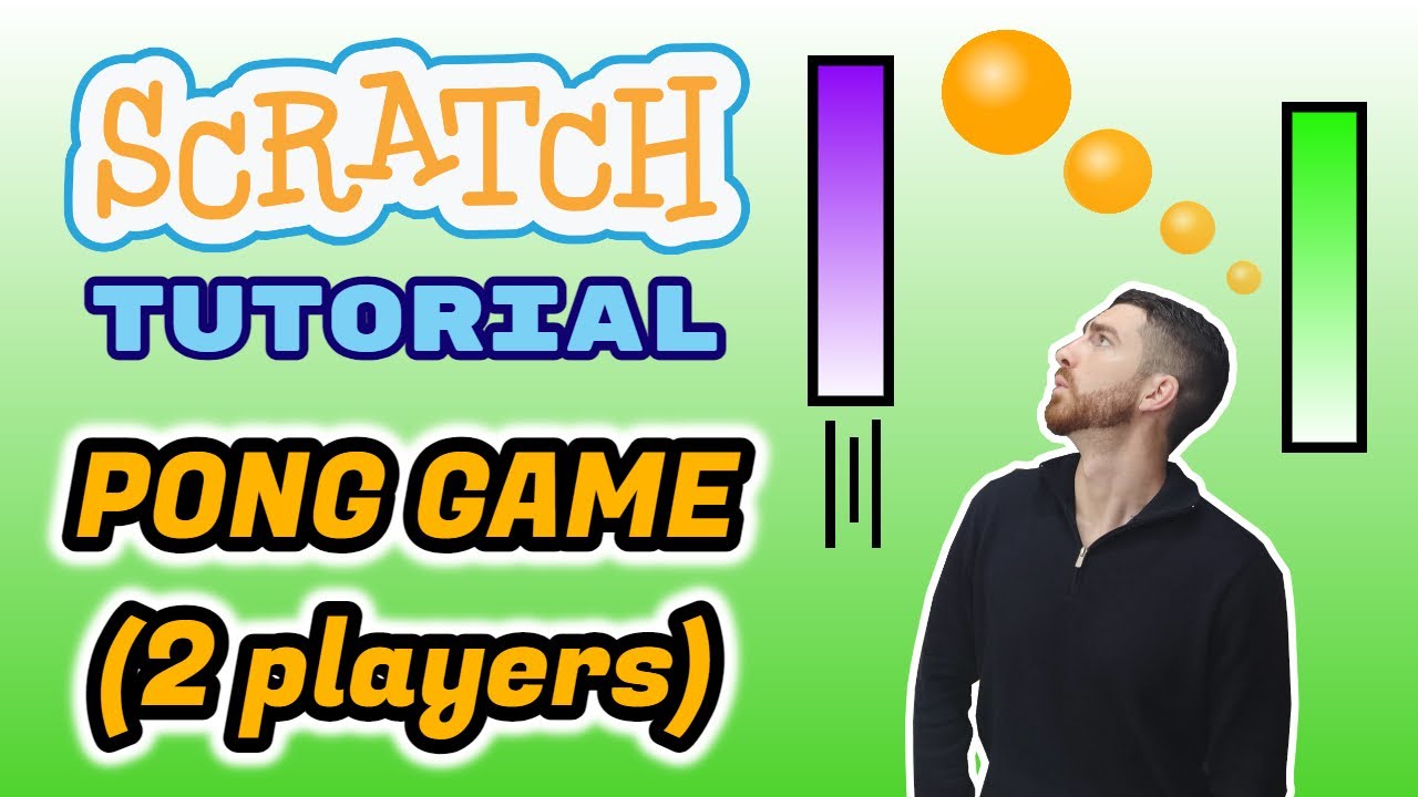 How to make a PONG GAME for 2 PLAYERS | Ping pong | Table tennis | Atari - Scratch 3.0 Tutorial