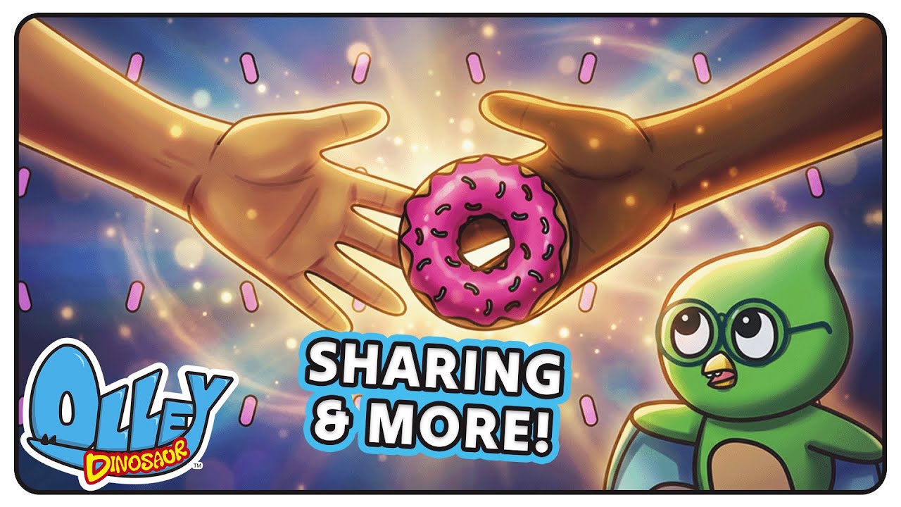 Sharing For Kids & More! 🔴😊 Olley Dinosaur | Kids Songs + Show