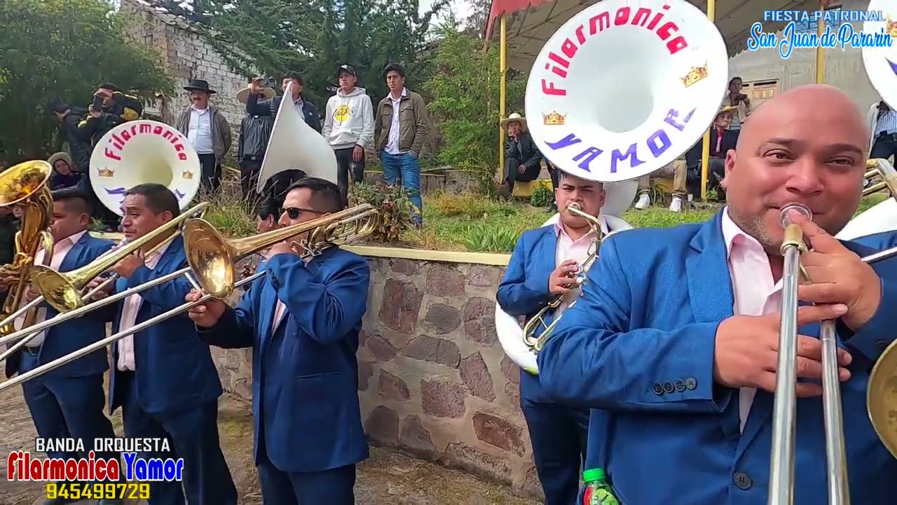 Banda Orquesta FILARMONICA YAMOR-TEMA PUEBLO DE PARARIN (fiesta en honor a San Juan Bautista - 2022)