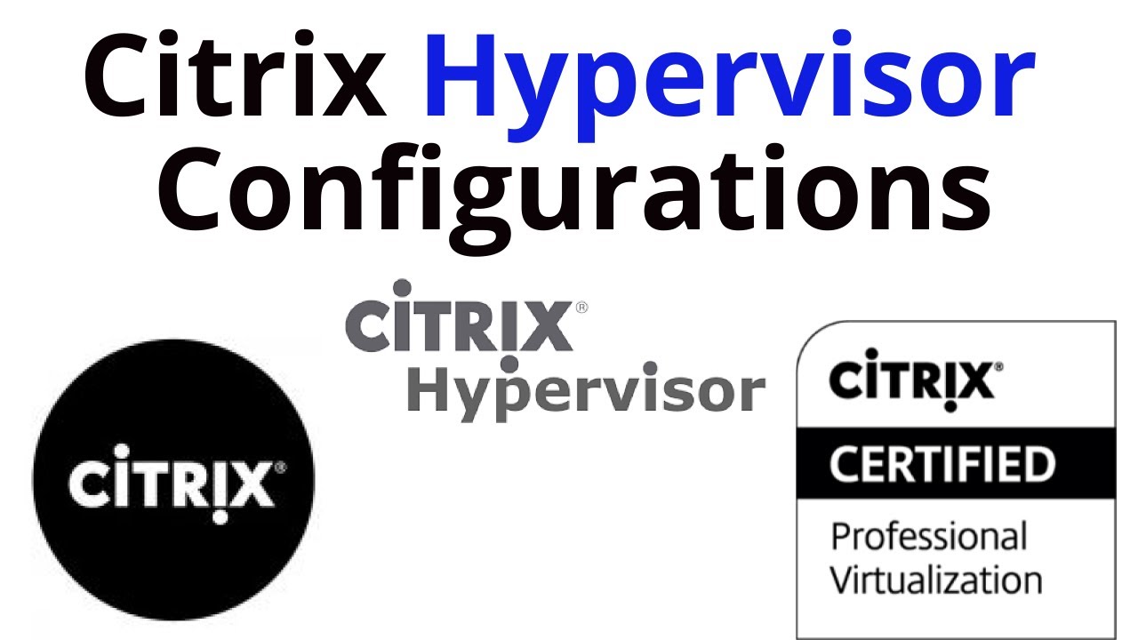 Citrix Hypervisor | XenServer | Step by Step Installation & Configurations|