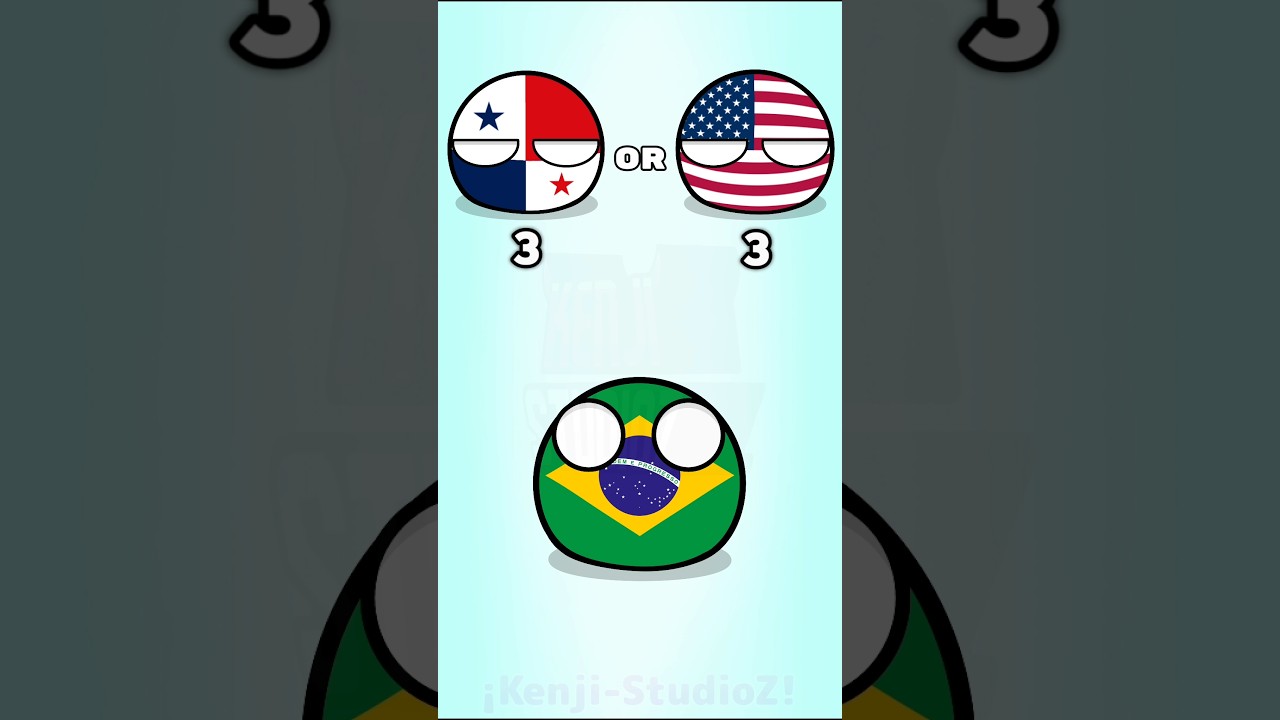 &laquo;USA Or Panama?&raquo; || [ CountryBalls ] || #countryballs #shorts