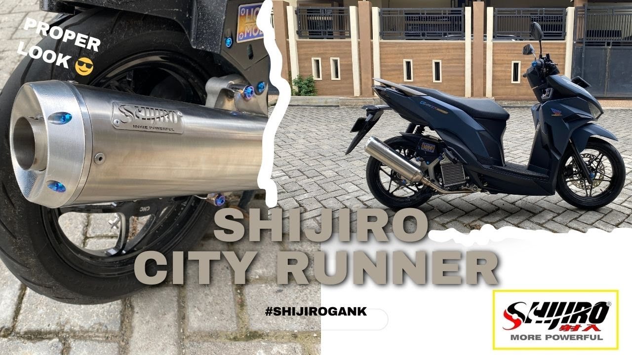 REVIEW & CEK SOUND KNALPOT SHIJIRO CITY RUNNER DI VARIO 125 NEW 2023 (GEN 2)