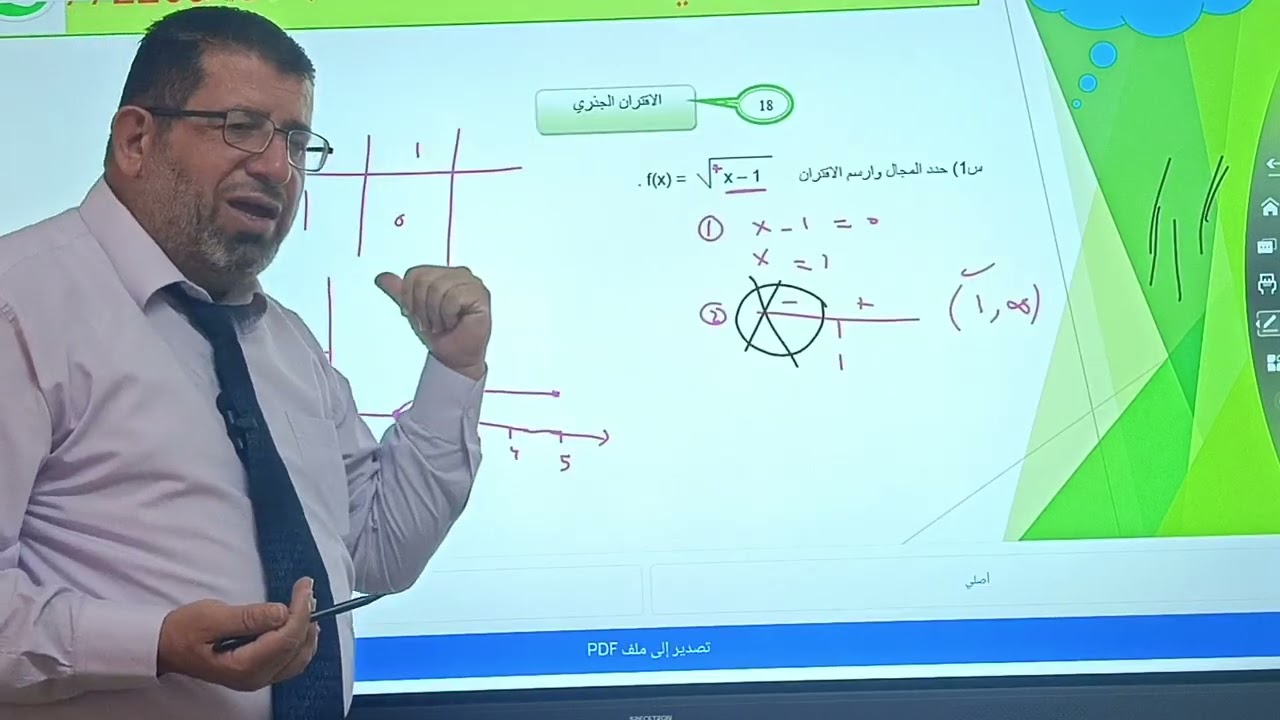 تاسيس حصة 13 الاقتران الجذري