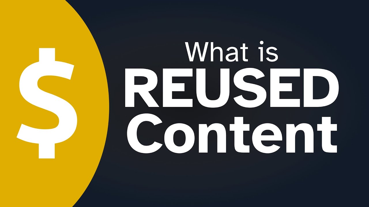 REUSED CONTENT! Monetization disabled! What now?
