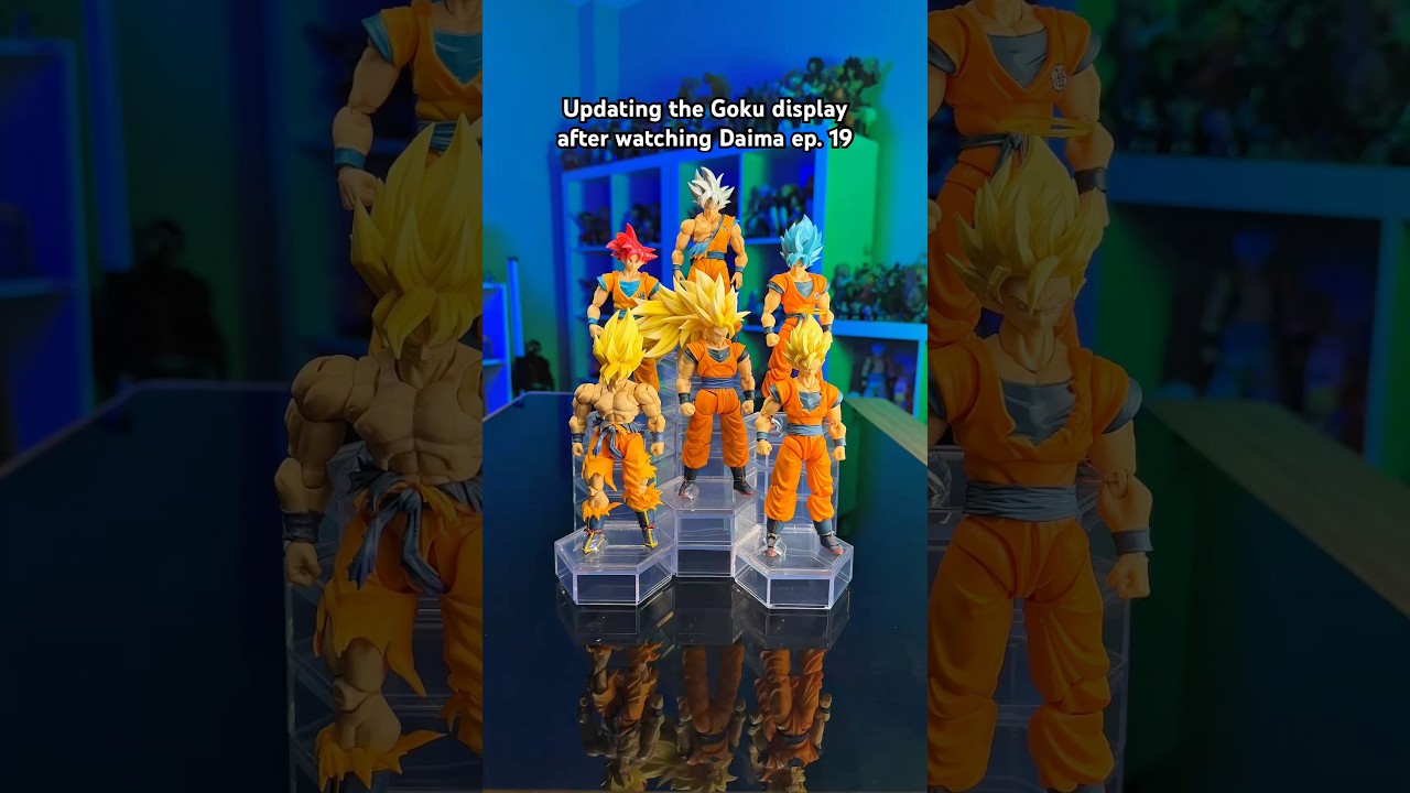 Обновляю свою коллекцию фигурок Гоку после просмотра 19-го эпизода Dragon Ball Daima.