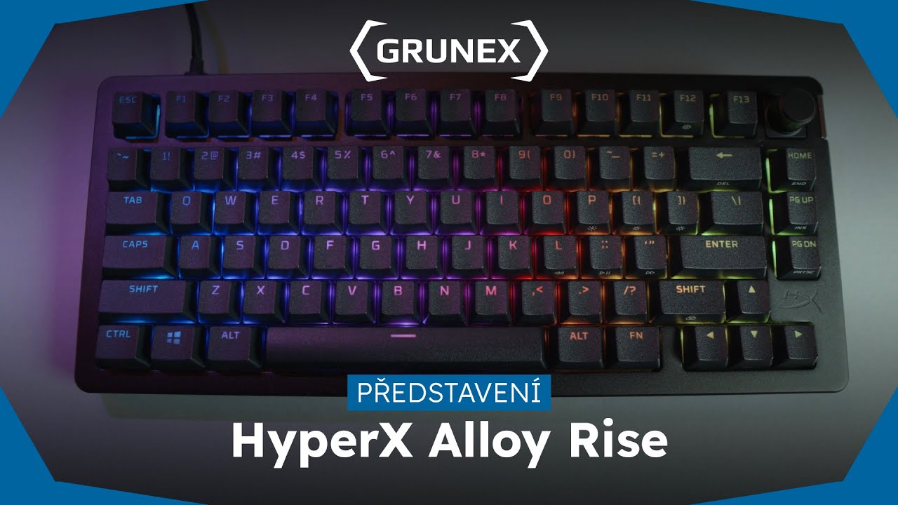 Představení - Klávesnice HyperX Alloy Rise a Alloy Rise 75 - Grunex