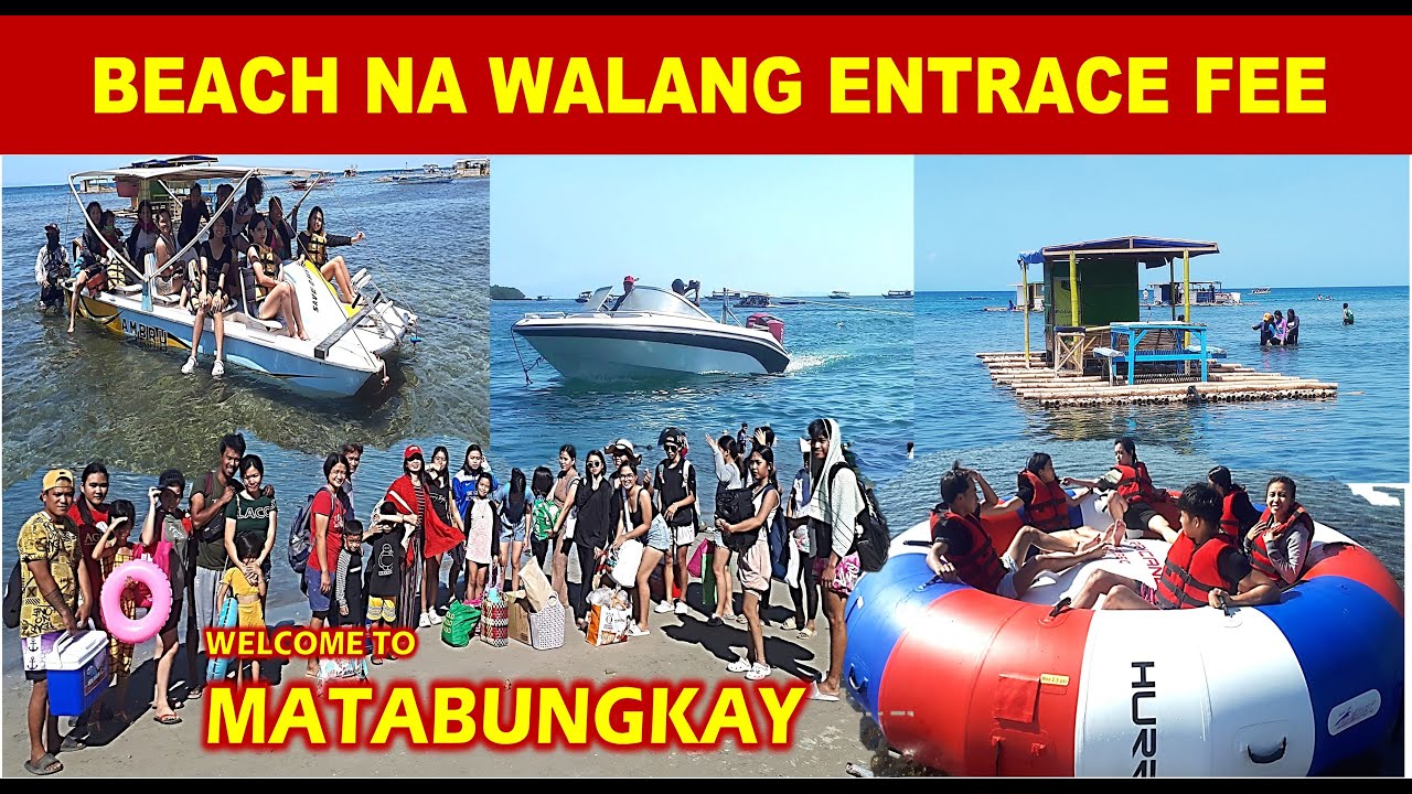 MATABUNGKAY BEACH, WALANG ENTRANCE FEE | FLOATING COTTAGE