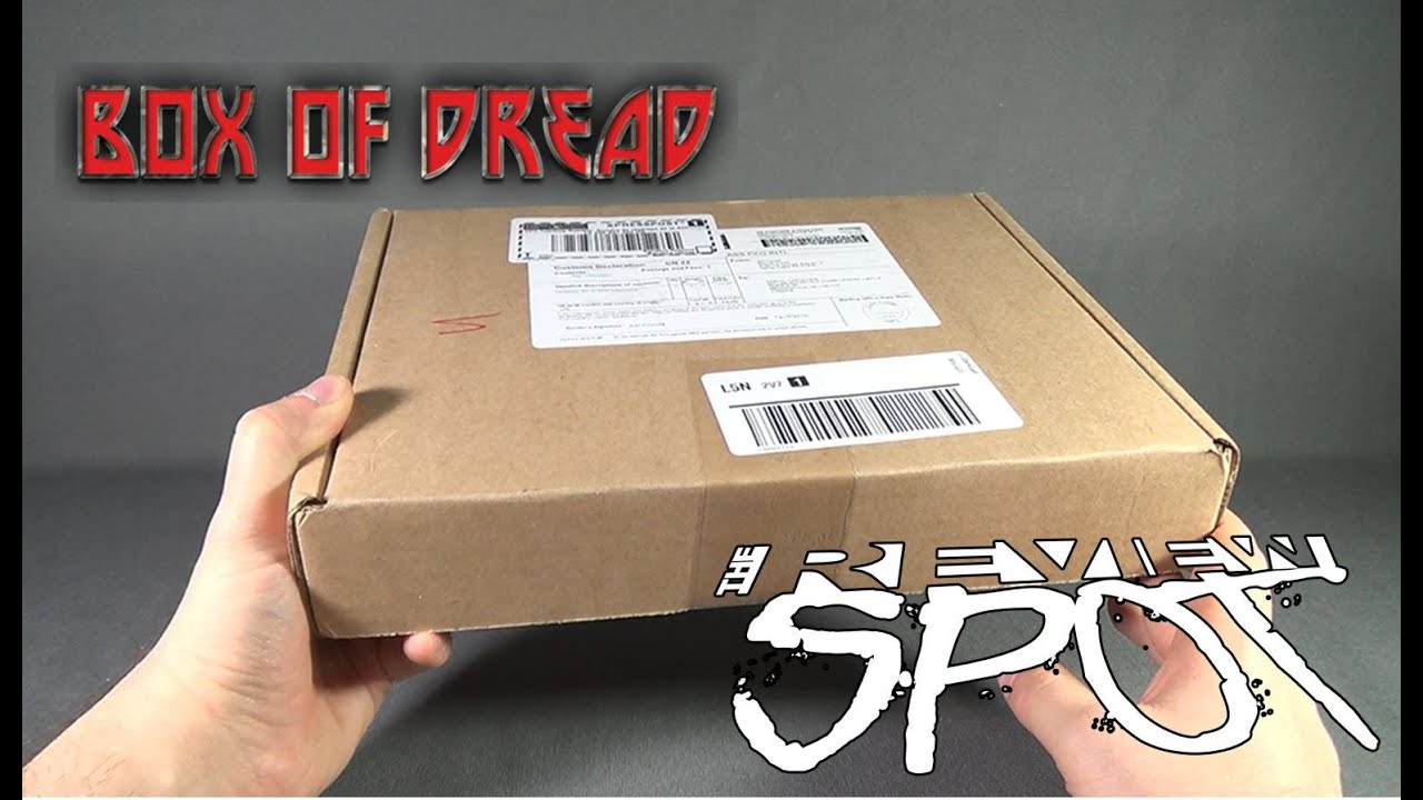 Subscription Spot - Box of Dread December 2015 Subscription Box OPENING!