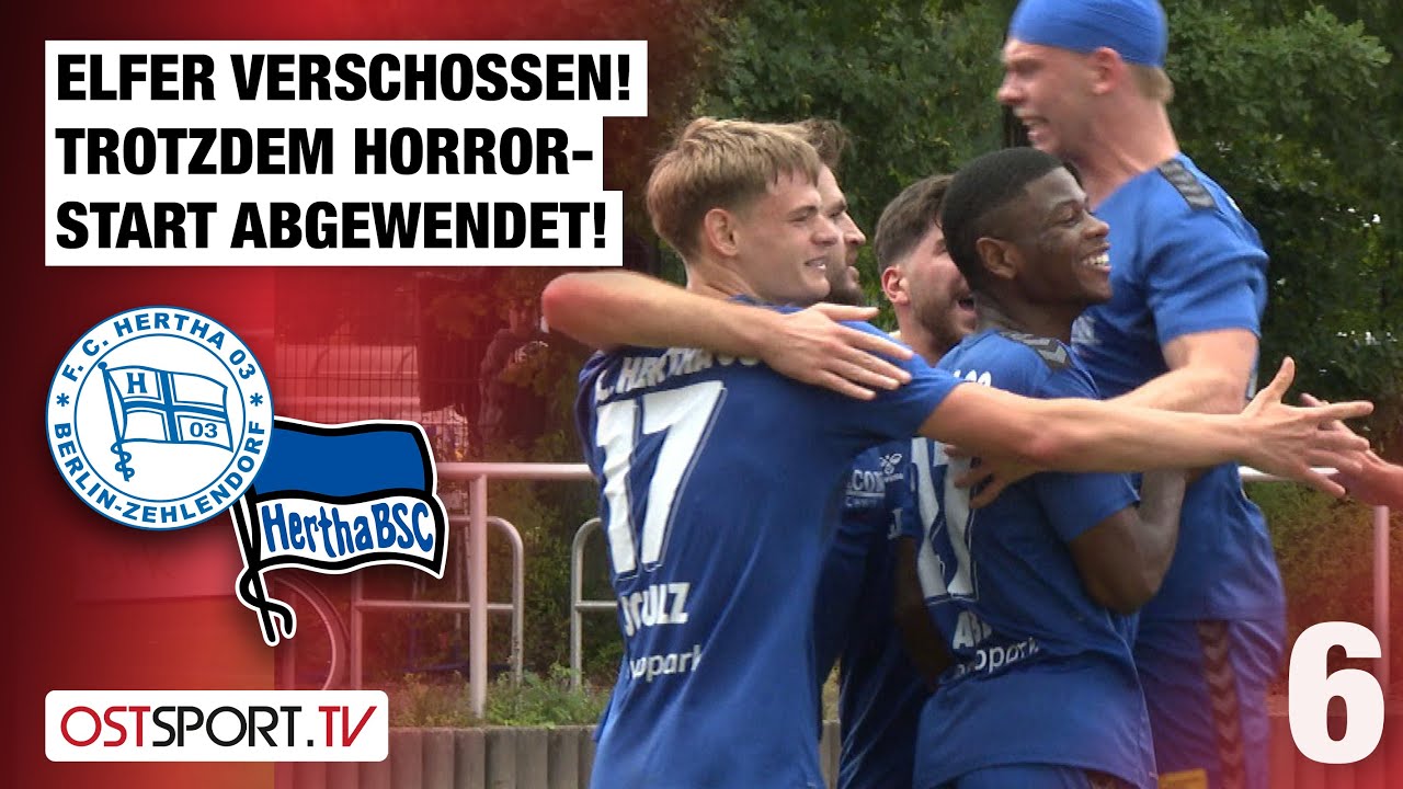 Wildes Spiel! R&uuml;ckkehr von Hertha-Legende Pekarik: Zehlendorf - Hertha BSC II | Regionalliga Nordost