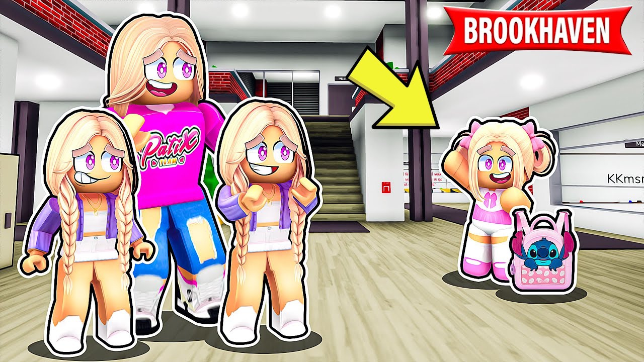 MAŁA AMI PIERWSZY DZIEŃ w SZKOLE na BROOKHAVEN w ROBLOX! NOWA PRZYGODA ❤️