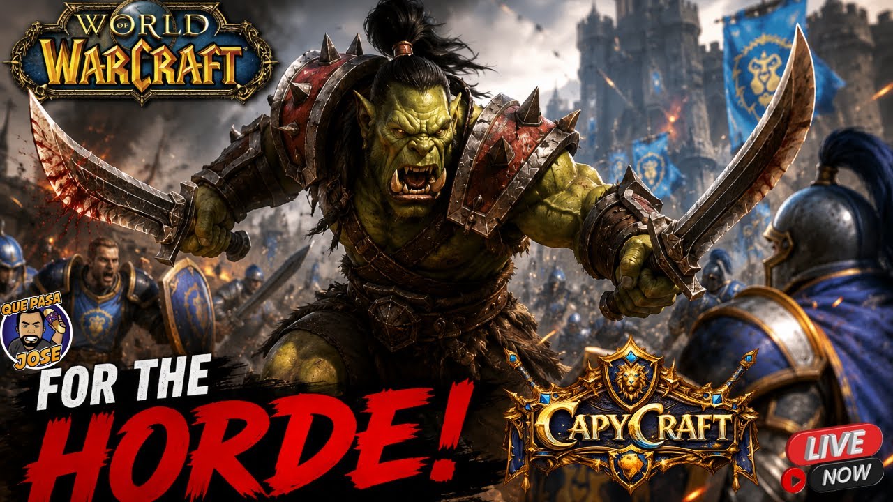 CAPYCRAFT!  Fury Warrior Time!!  Barrens!! #capycraft #capabara #wow #capy