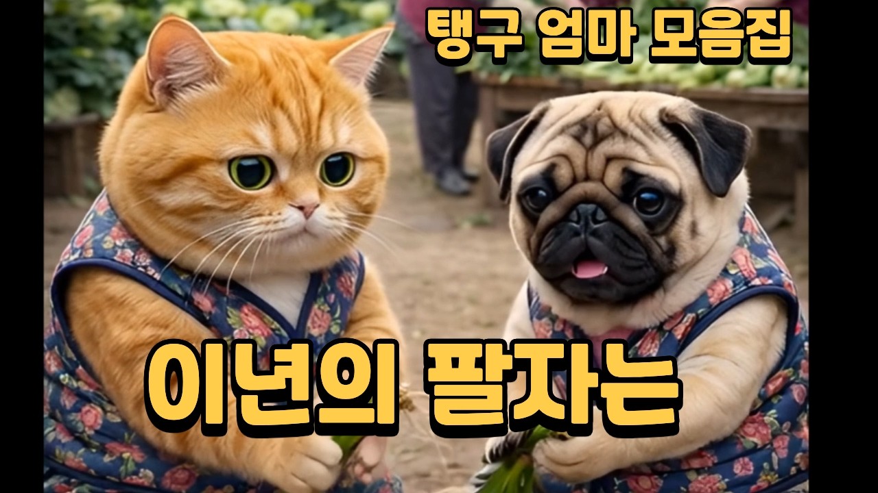 이년의 팔자 시리즈 #강아지 #고양이 #웃긴 영상 # funny #ai