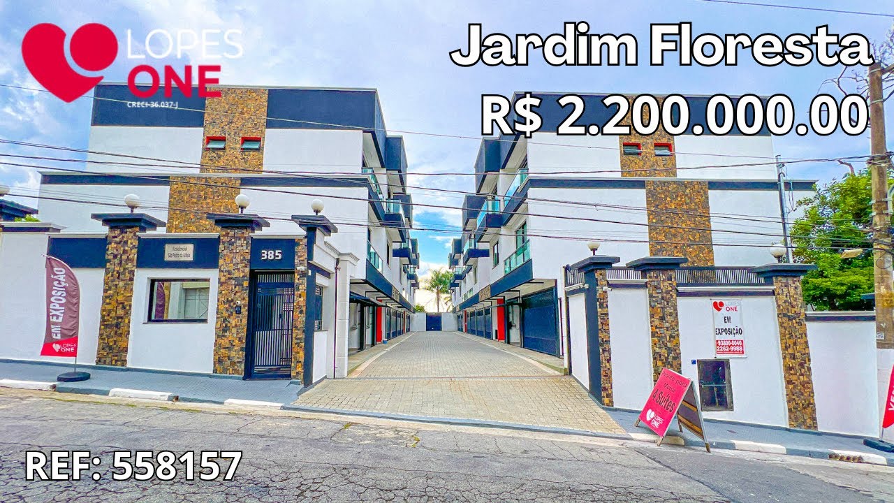 CONDOM&Iacute;NIO DE ALTO PADR&Atilde;O NO JARDIM FLORESTA/ TREMEMB&Eacute;, 4 SU&Iacute;TES, 5 VAGAS, PISCINA E CHURRASQUEIRA.