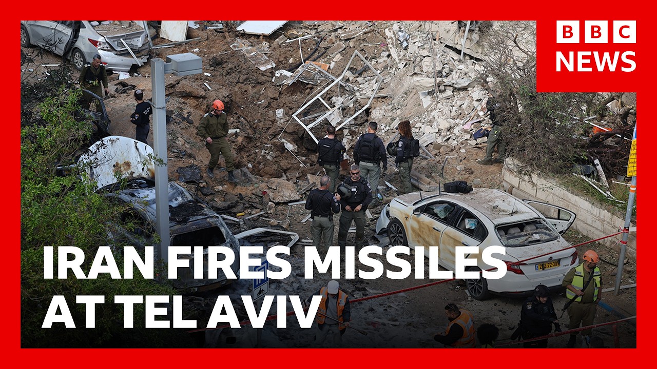 Iran strikes Israeli capital Tel Aviv as US says talks with Tehran remain 'fluid' | BBC News