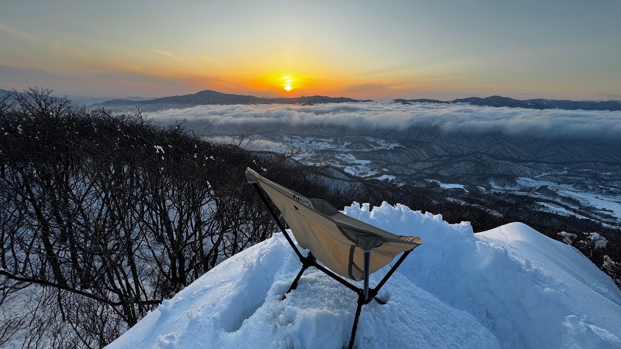 설산 정상에서 운해를 만났습니다!