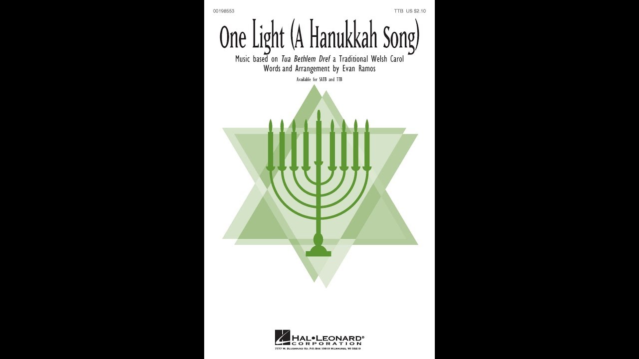 One Light (A Hanukkah Song) (TTB Choir) - Arranged by Evan Ramos