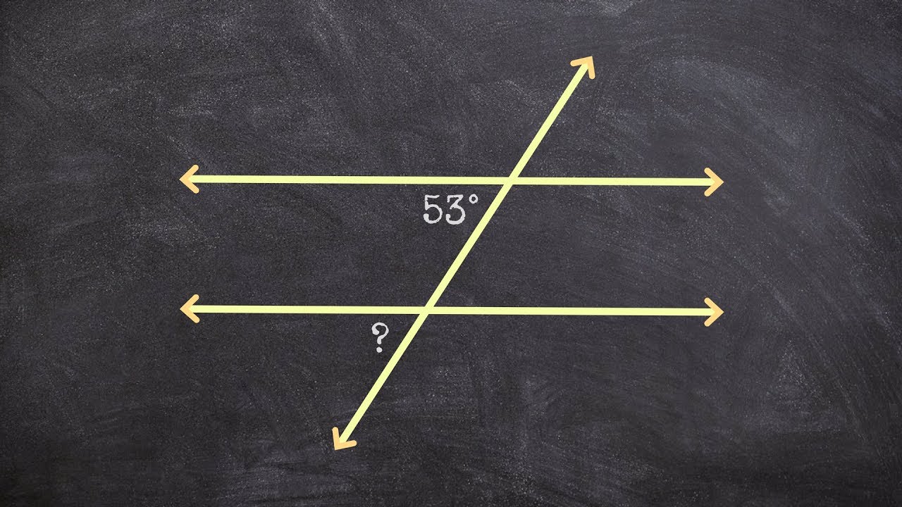 Finding the Value of an Angle Using Corresponding Angles