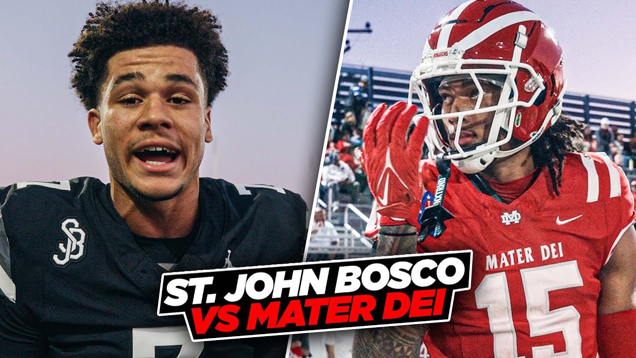 EPIC UPSET! Mater Dei Rallies From 21 Down to Stun No. 1 St. John Bosco | Trinity League Thriller