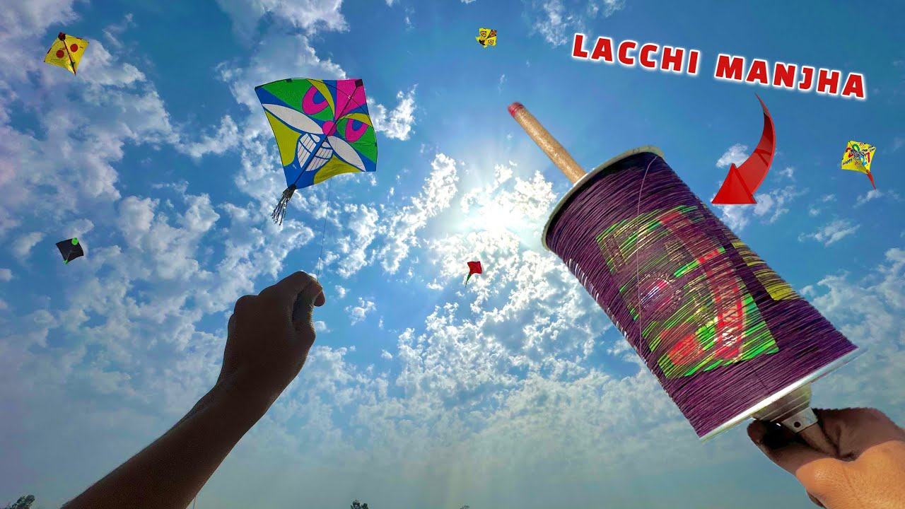 Тестирование NRK LACCHI Manjha и Kite Fighting | резка воздушных змеев | летающий змей