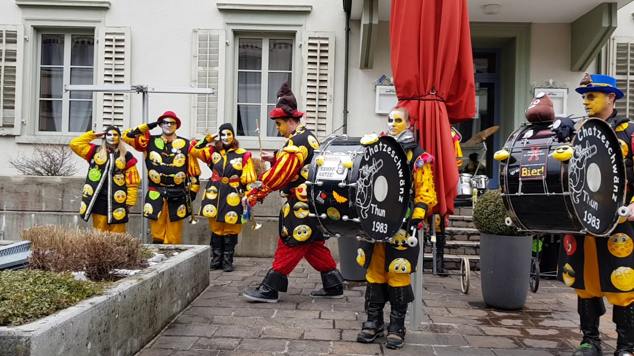 Fasnacht Glarus 2018, Beerdigung vom Marschrhythmus Zigerschlitz