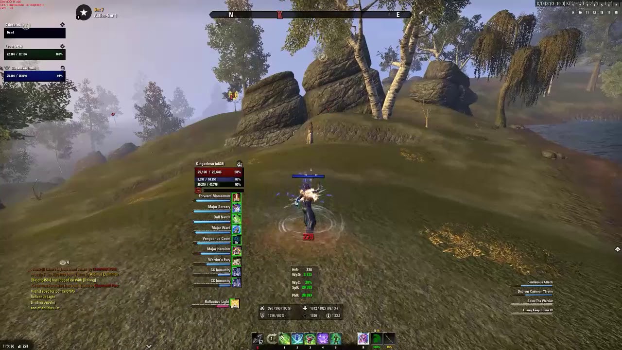 ESO STAM WARDEN 1VX 2VX PVP
