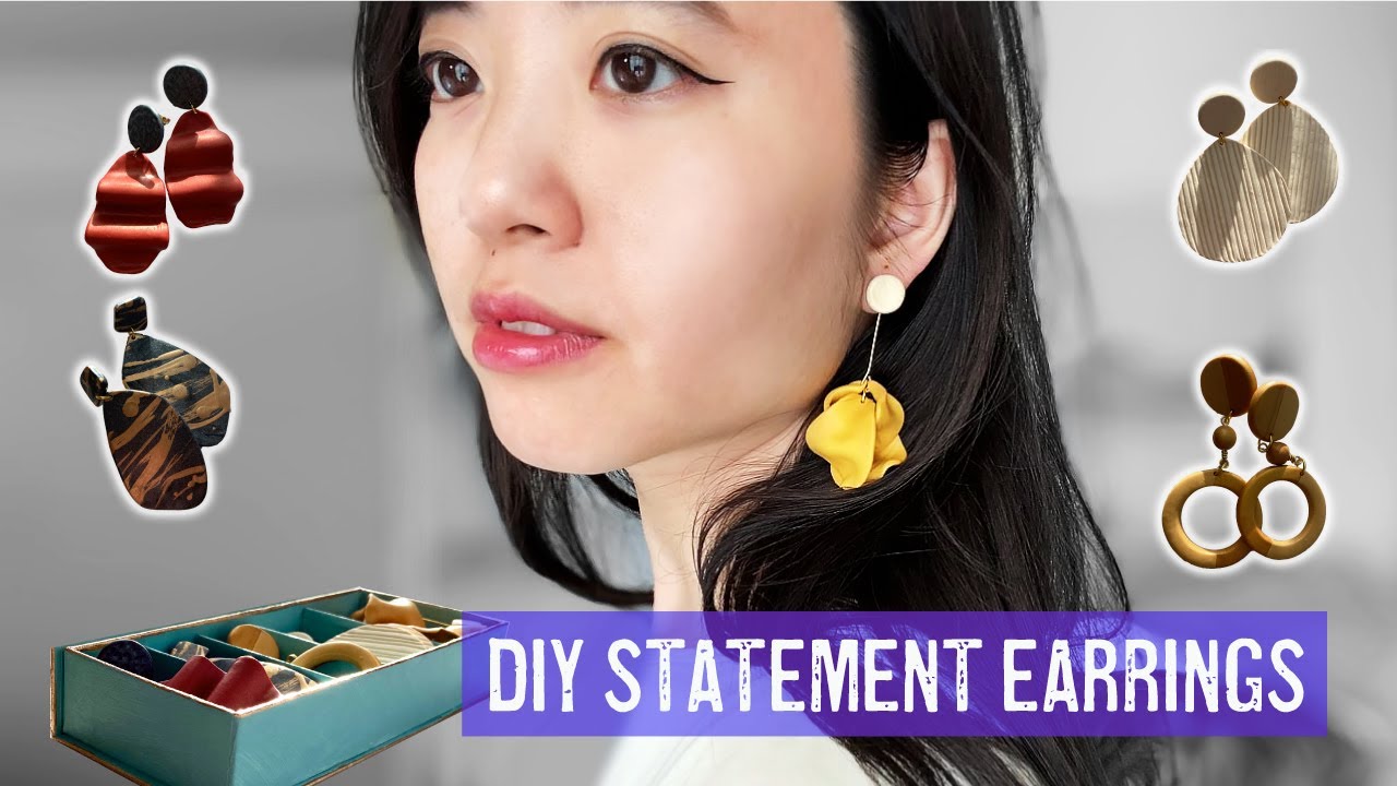 Polymer Clay Earrings | Polymer Clay Jewelry | Polymer Clay Earrings DIY