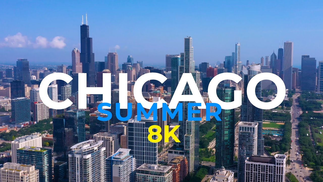 Chicago Summer in 8K | Cinematic Drone Footage