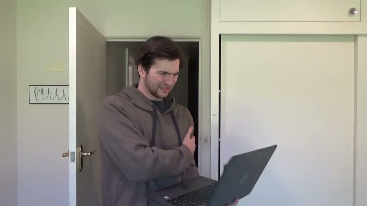 How kids through the decades bump into a doorway