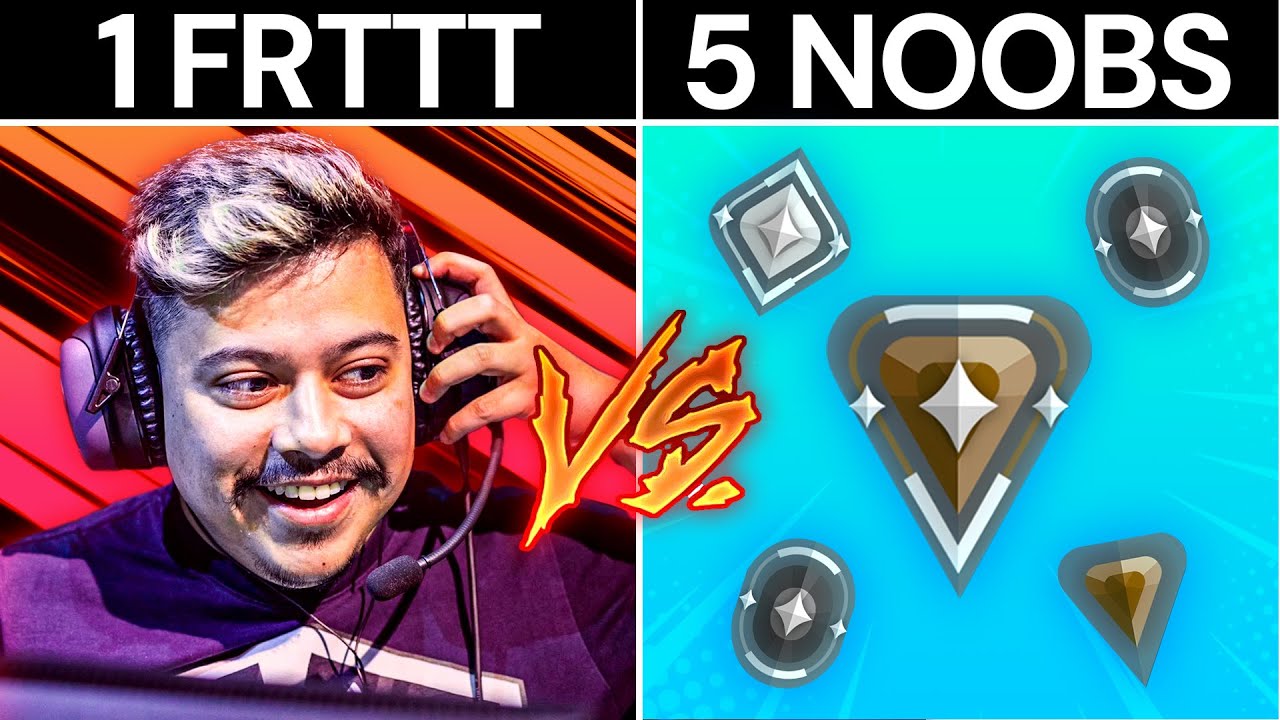 FRTTT vs 5 NOOBS! - Desafio IMPOSSÍVEL no Valorant