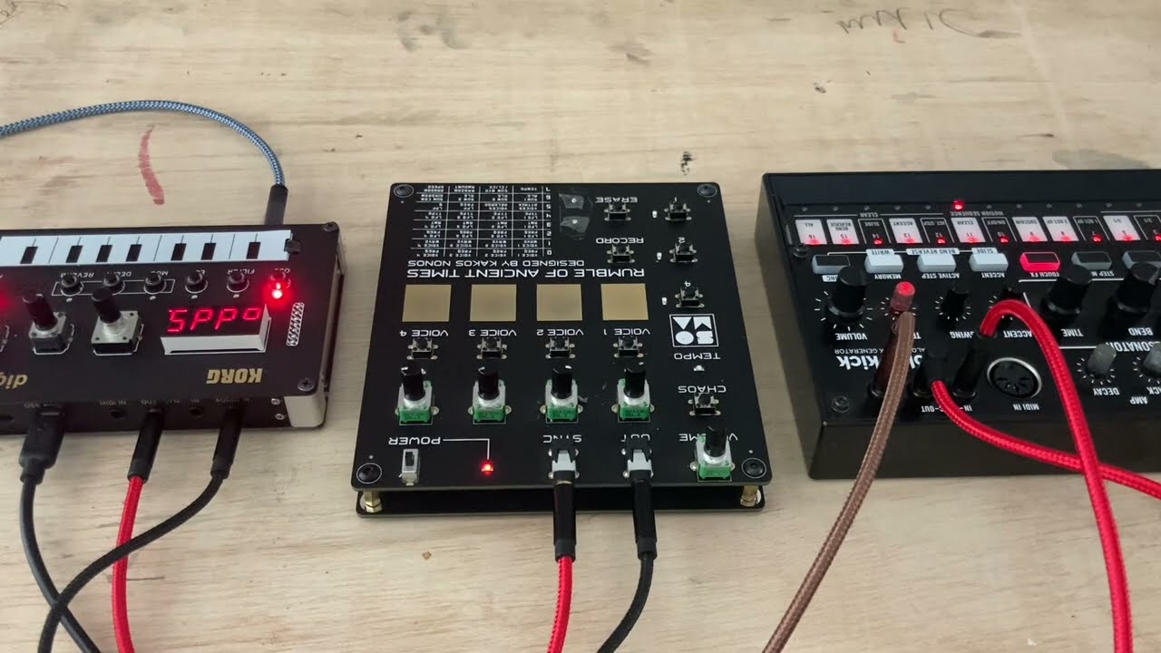 Randomizing RoAT + Generative-ish Korg NTS-1 + Volca Kick