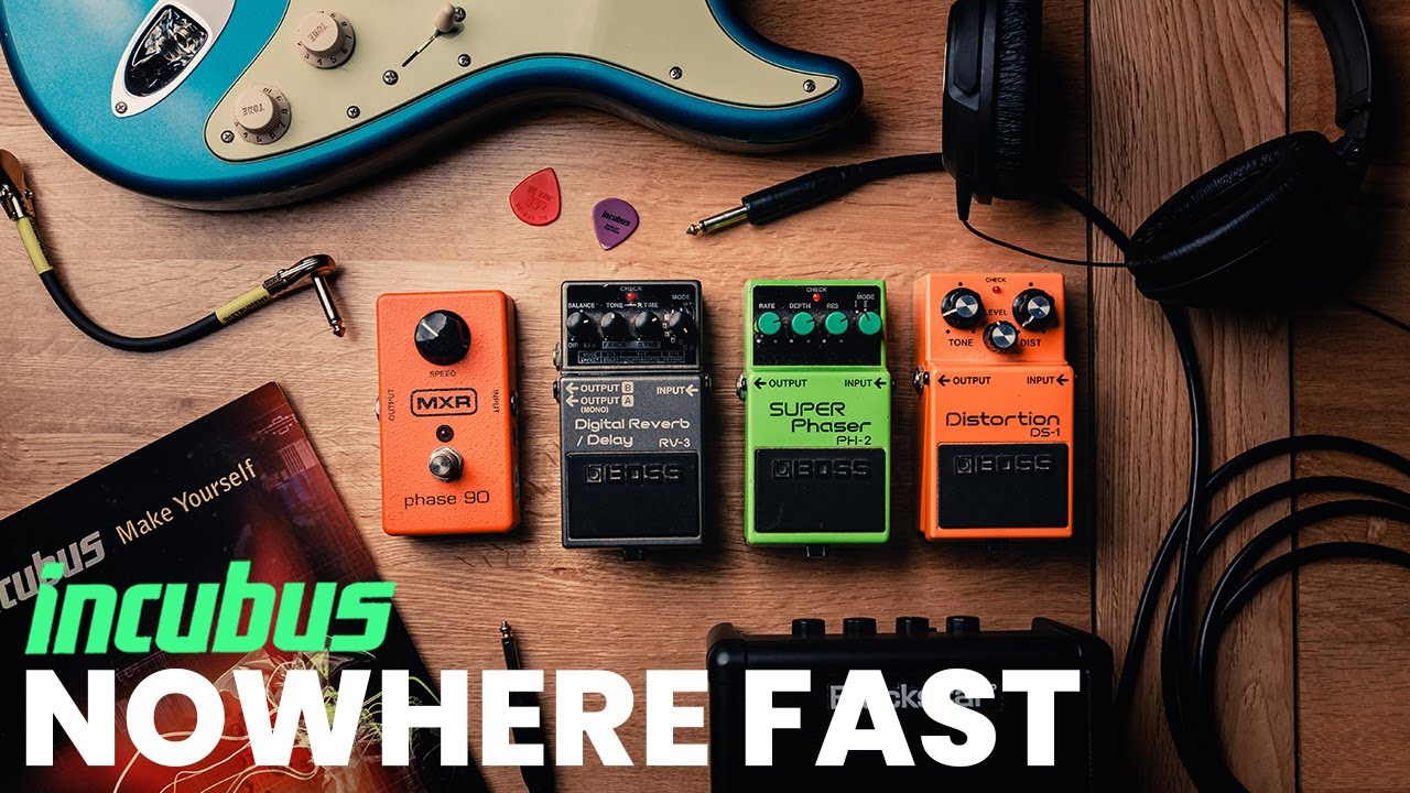 Incubus - NOWHERE FAST (guitar cover) - How to sound like Mike Einziger!