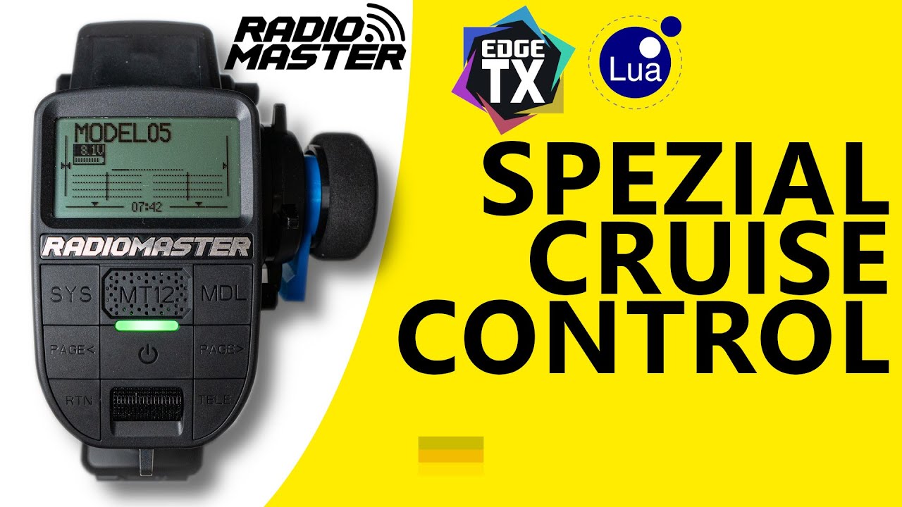 Special Cruise Control Setup mit LUA | EdgeTX | Tutorial [DE]