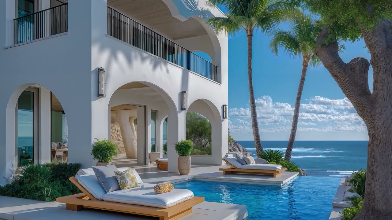 Cliffside Dream Lo-fi: Infinity Pool & Majestic Views | #LoFi #CliffsideVilla #InfinityPool 🎧