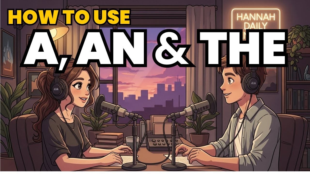 How to Use A, AN & THE in English | Learn English with Real Conversations