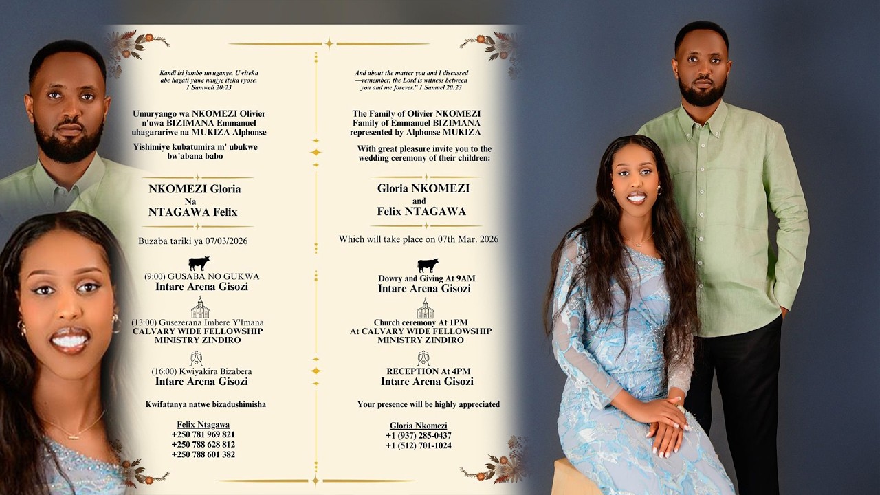 🔴LIVE | WELCOME TO THE WEDDING OF GLORIA & FELIX  (07-03-2026)